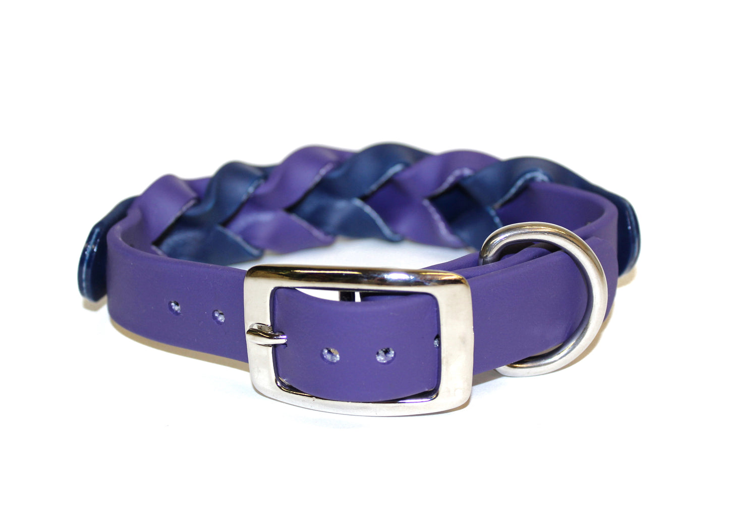 SALE • 13"-16" • Plum & Twilight • Nickel Plated • 1" Wide