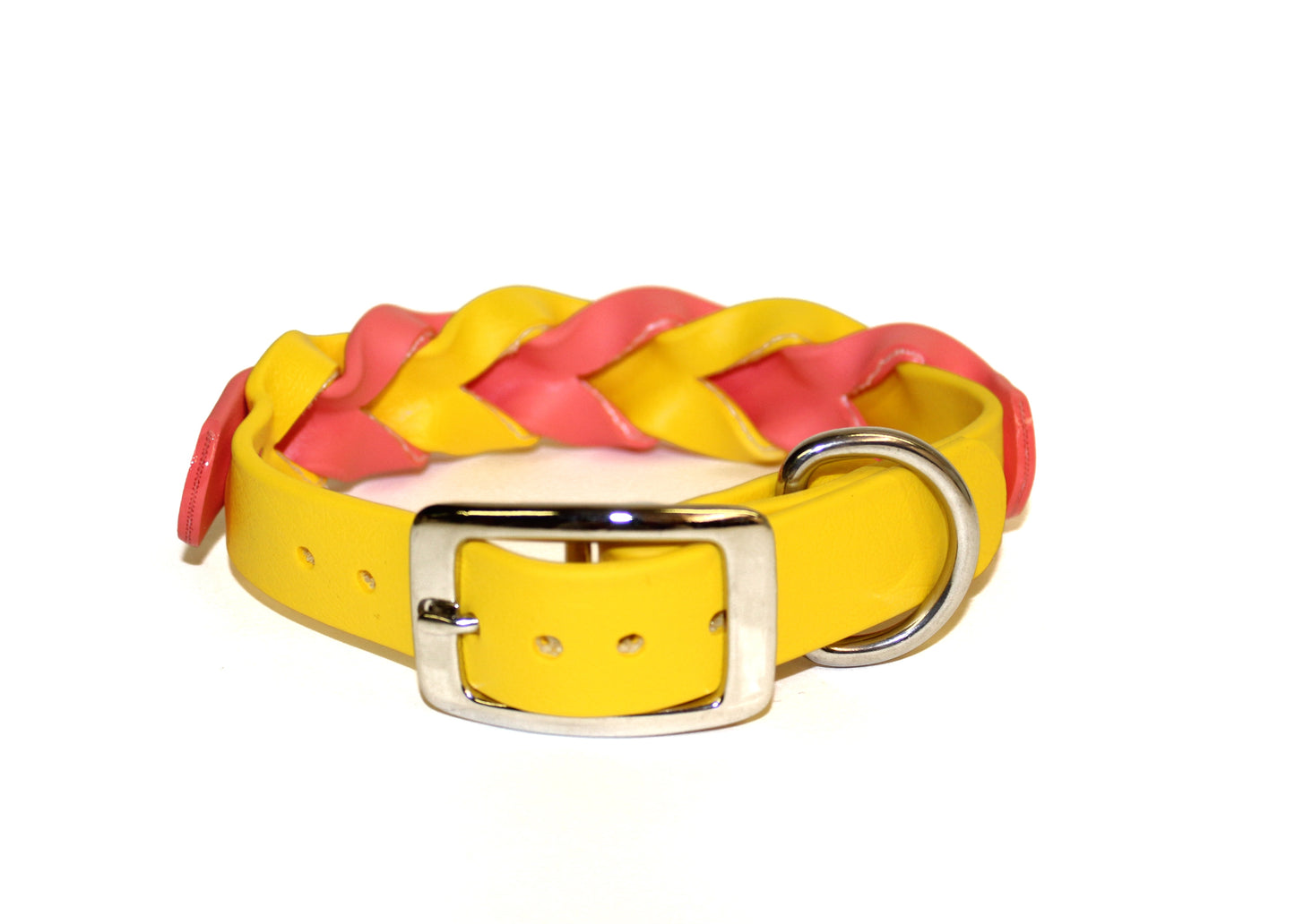 SALE • 13"-16" • Pink Lemonade • Nickel Plated • 1" Wide