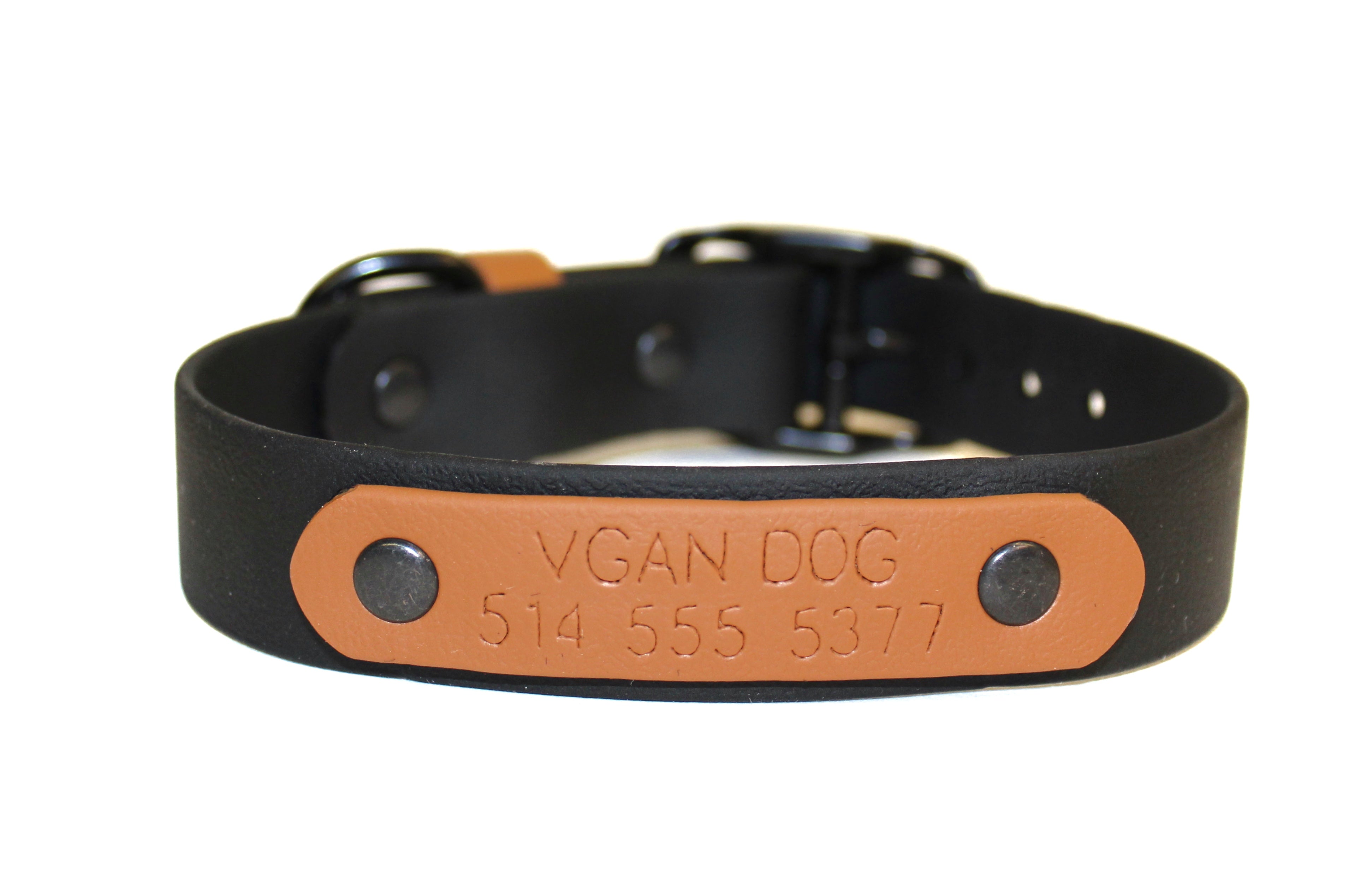 Collar Add-on • Name, Symbol & Phone Number Engraving • Personalization