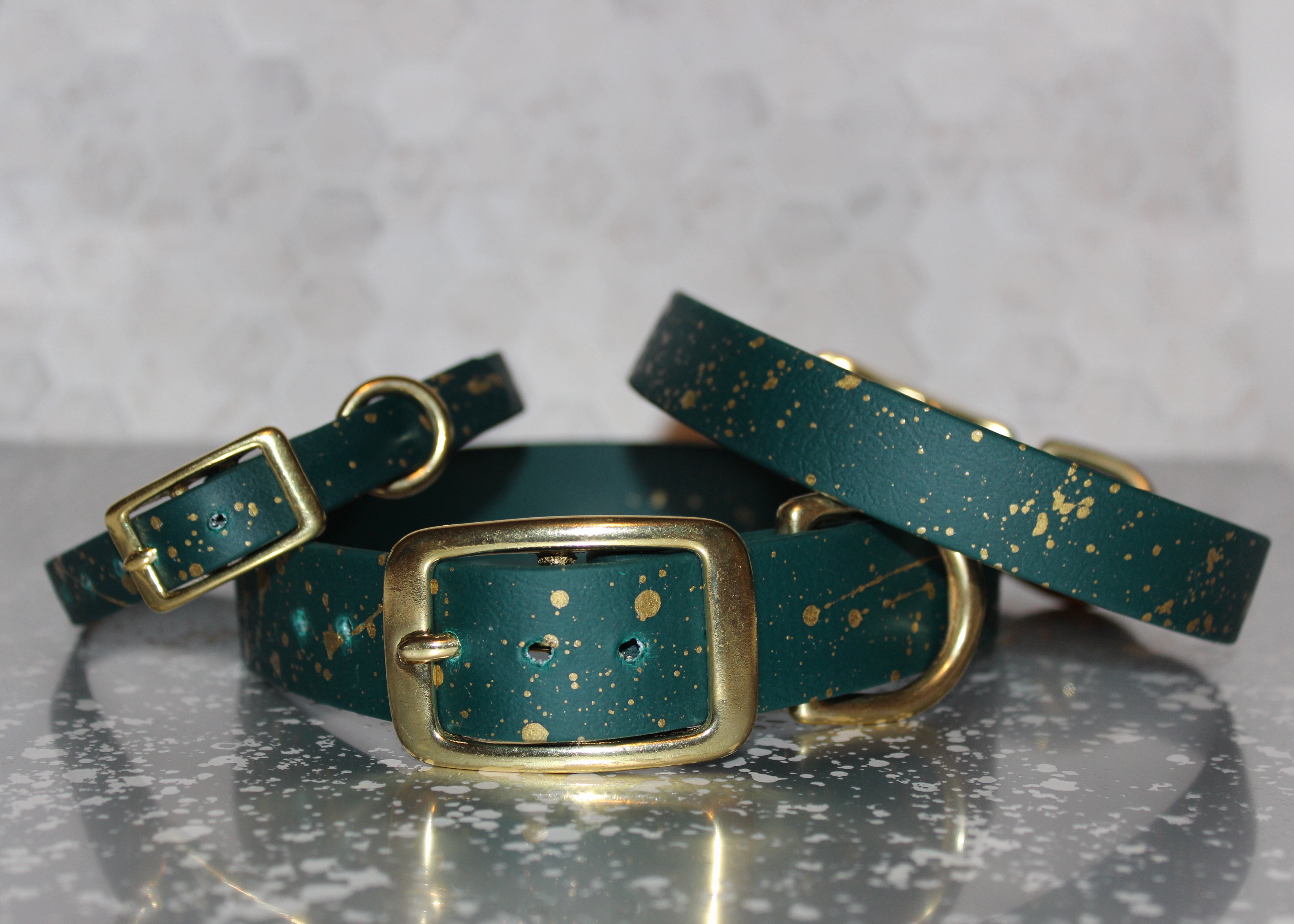 SALE • Limited Edition • Gold Glitter Collar