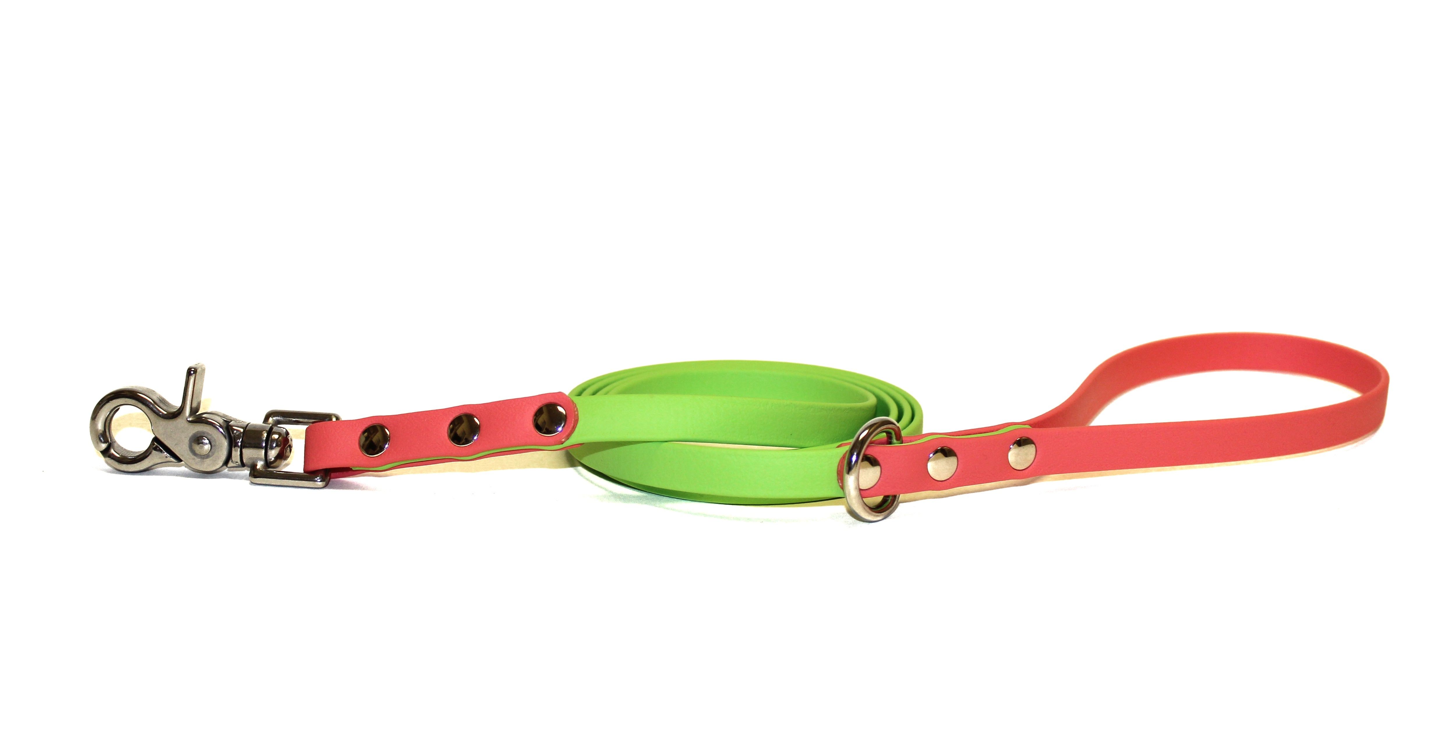 Watermelon Sugar • Classic 5-Foot Leash • Stainless Steel • 1/2" Wide