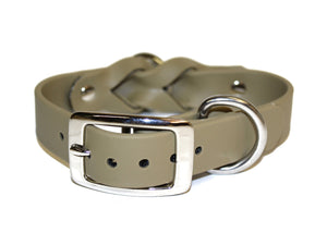SALE • Olive Grove • Center Trenza Collar • Various Sizes • Nickel Plated • 1" Wide