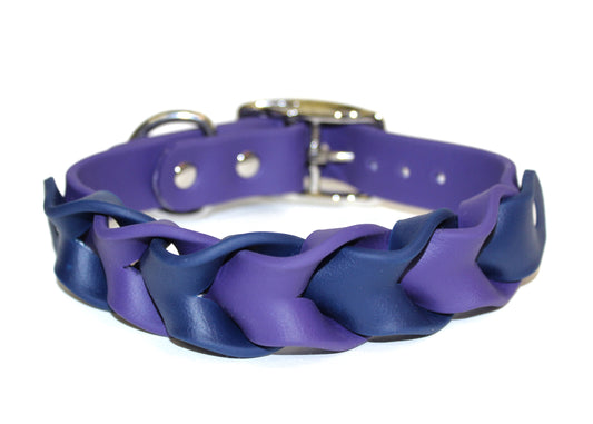 SALE • 13"-16" • Plum & Twilight •  Nickel Plated • 1" Wide