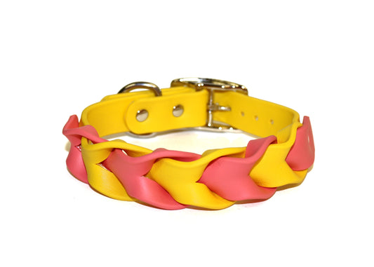 SALE • 13"-16" • Pink Lemonade • Nickel Plated • 1" Wide