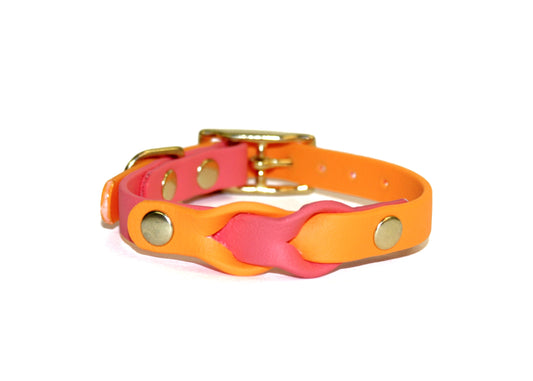 SALE • 8"-11" • Creamsicle & Punch •  Solid Brass • 1/2" Wide