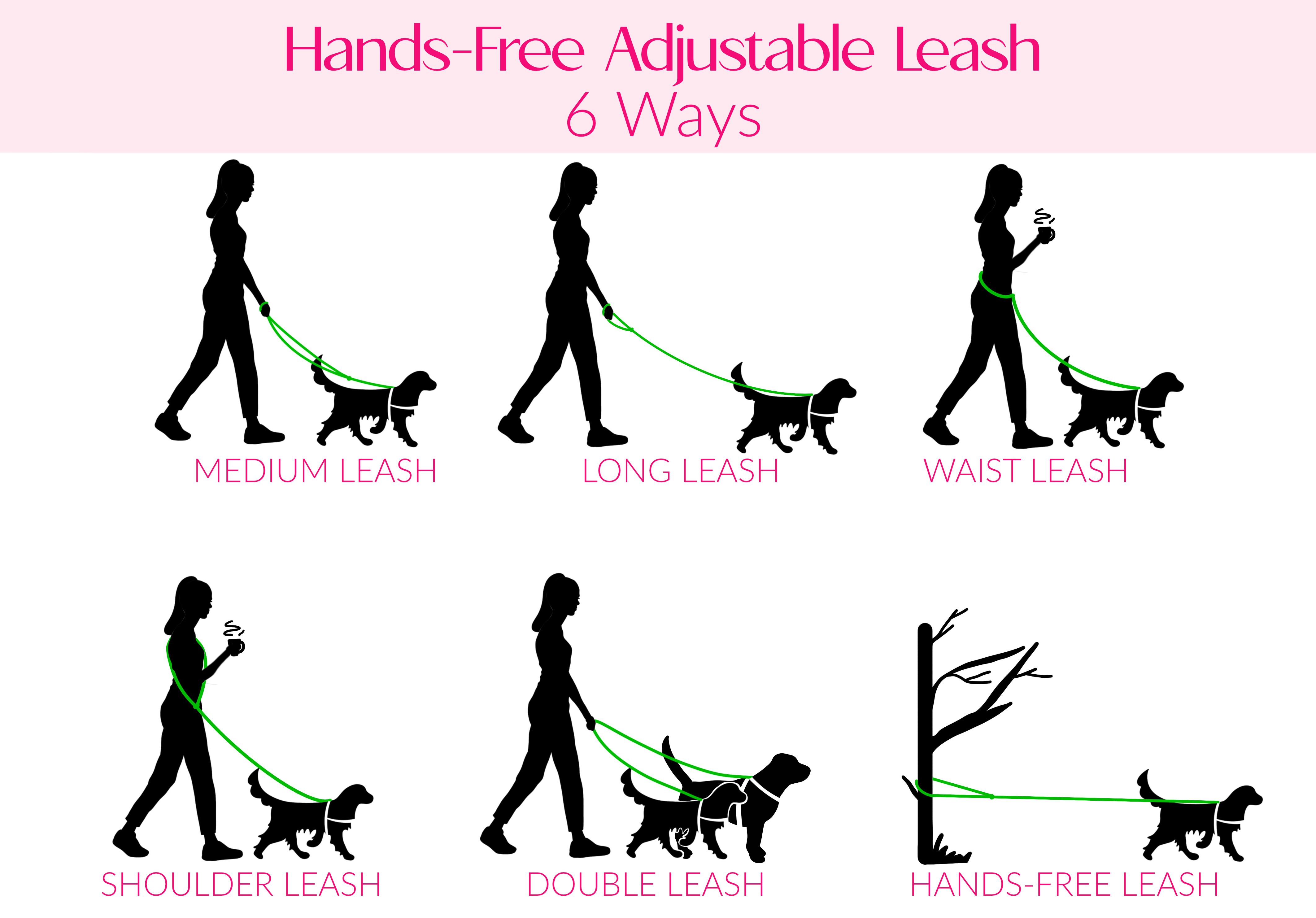 Hands-Free Adjustable Leash