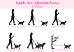 6-Way • Hands-Free Adjustable Leash